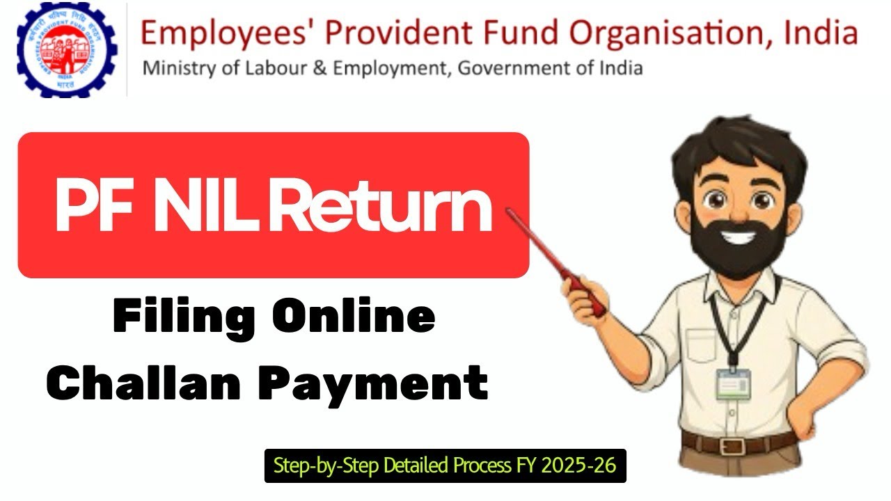 How to File PF Nil Return Online | EPF Nil Return Filing Process 2026 | Step-by-Step Guide