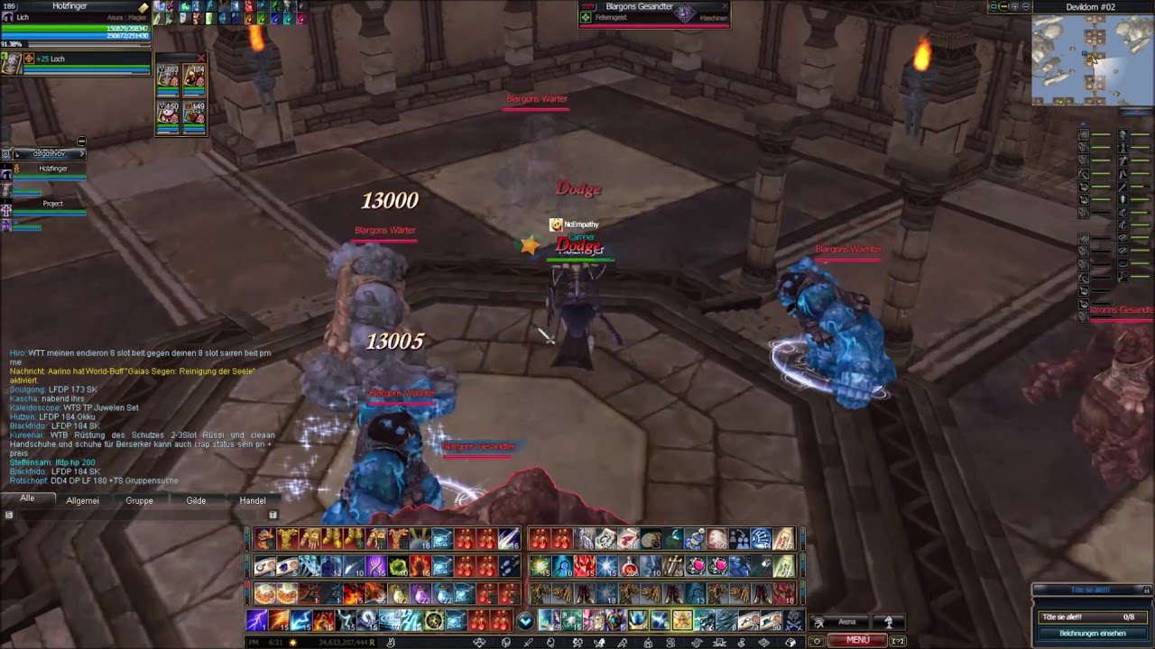 Rappelz Devildom 4 186 lich/void mage