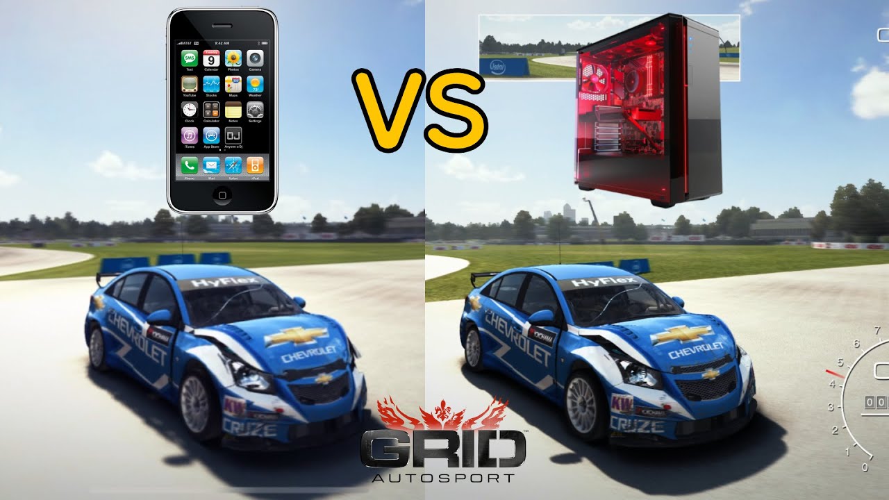 GRID Autosport: ПК против мобильных устройств