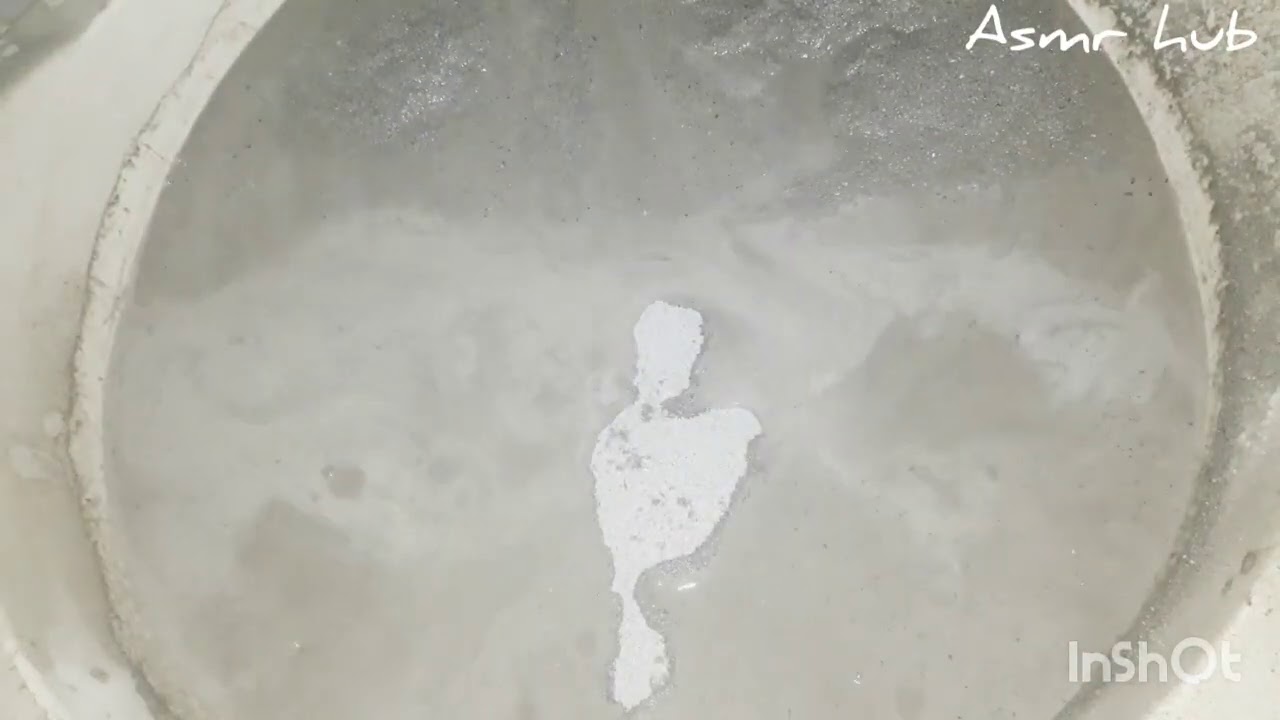Asmr: pure sand pouring in water at night