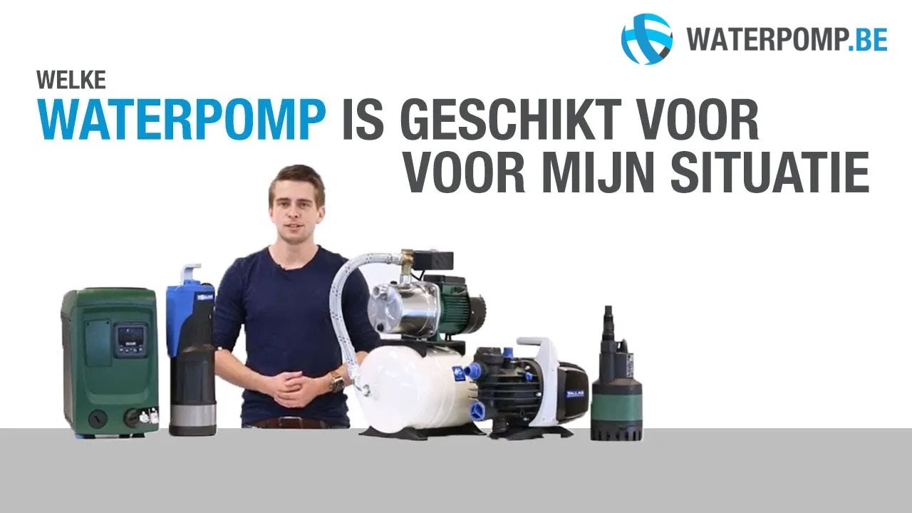 Wat is een waterpomp en welke is voor mij geschikt? - Advies over de juiste keuze
