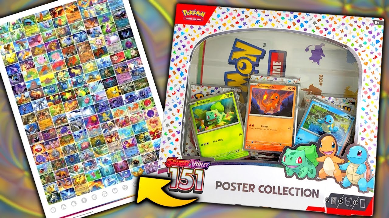 Opening the Pok&eacute;mon 151 Poster Collection!