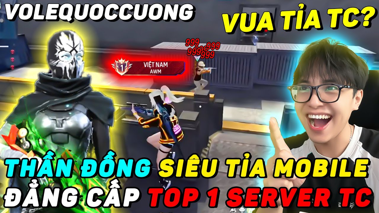 REACTION THẦN ĐỒNG TỈA TOP 1 SERVER TC VOLEQUOCCUONG - ĐẲNG CẤP CÂN TEAM TRÊN MOBILE x 2 AWM