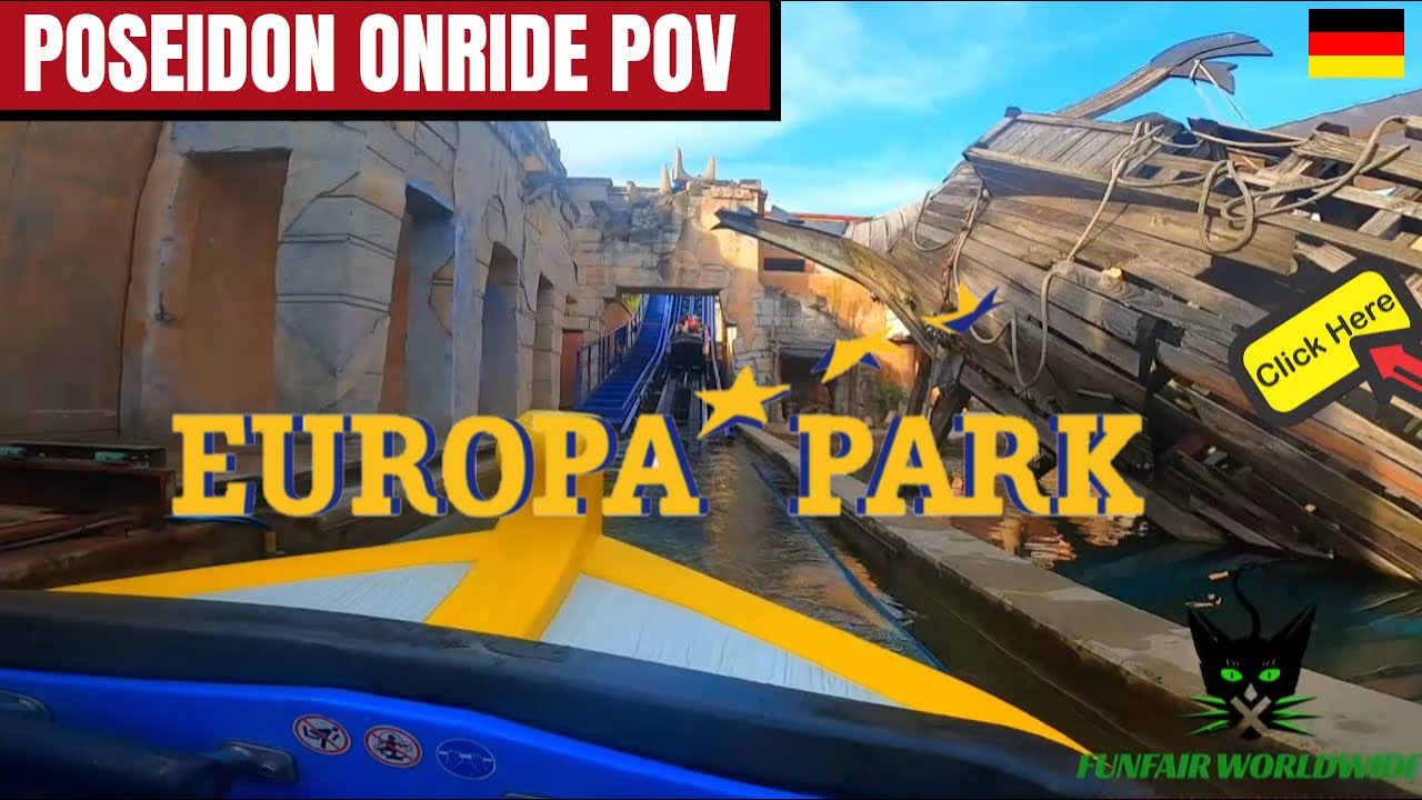 POSEIDON: Dive into the Most Thrilling Water Coaster at EUROPA PARK 🇩🇪