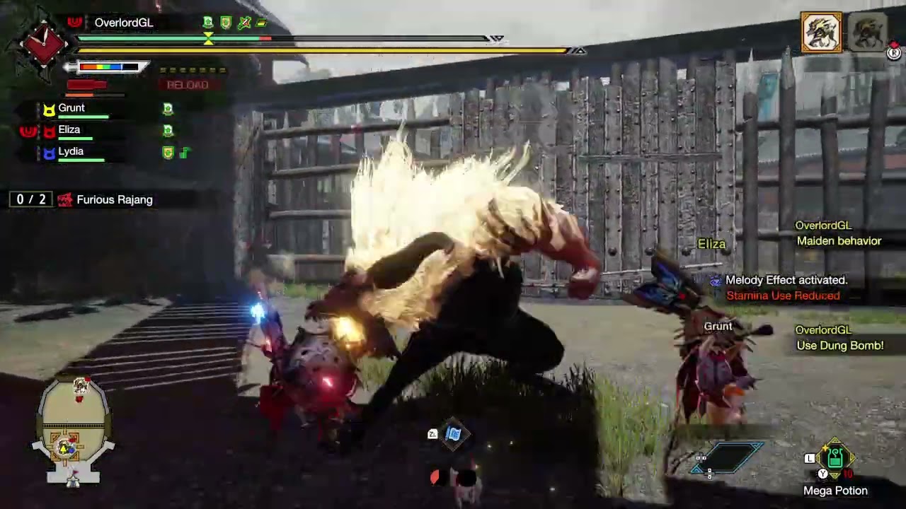 Angry monkey Furious Rajang