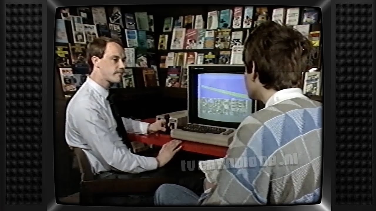 TV: TROS Computer Club (19850403) (20 min, begin mist) | Amber Engels, Leo Spiekman, C64, MSX