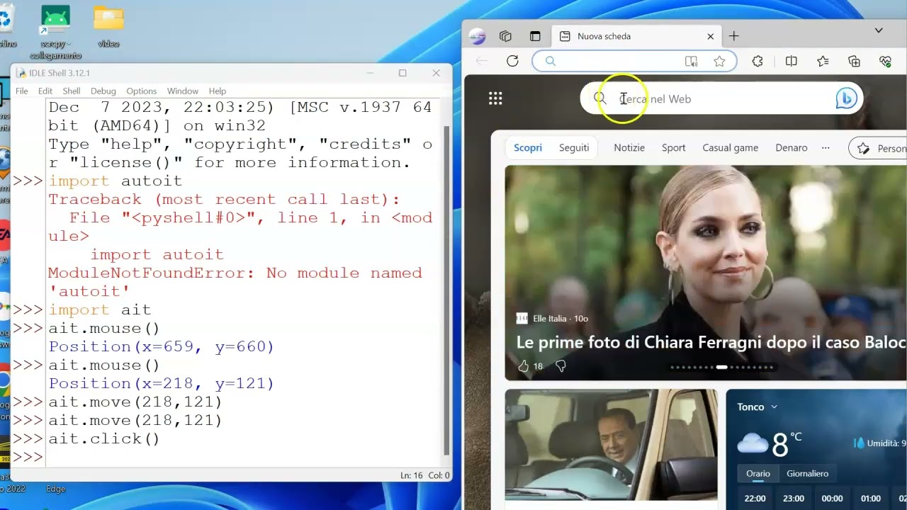 Il modulo AUTOIT del Python