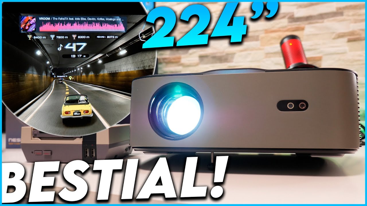 Increíble PROYECOR con ANDROID TV, 400 ANSI y 224