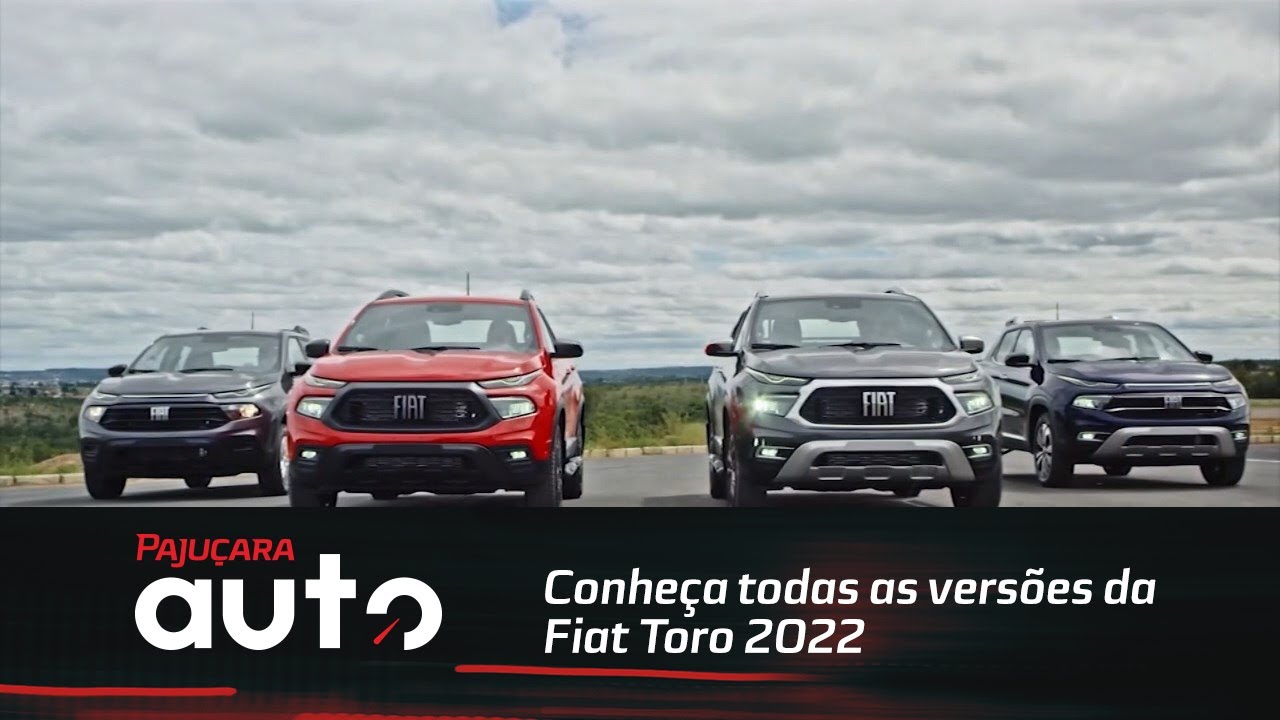 Conheça todas as versões da Fiat Toro 2022