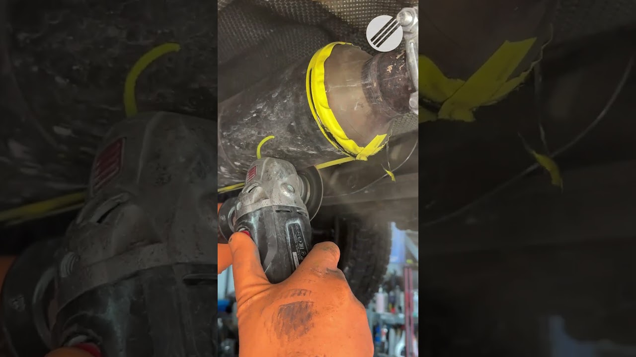 Opening Up An Old Car Catalytic Converter #workshop