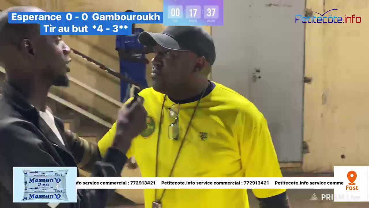 1/8 Final Dép de l’ODCAV de Mbour Esperance Z5B vs Gambouroukh 6B tir au but