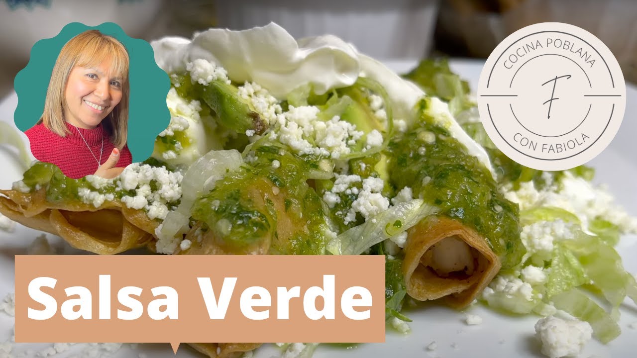 Salsa Verde: El Secreto para Flautas de Pollo Perfectas