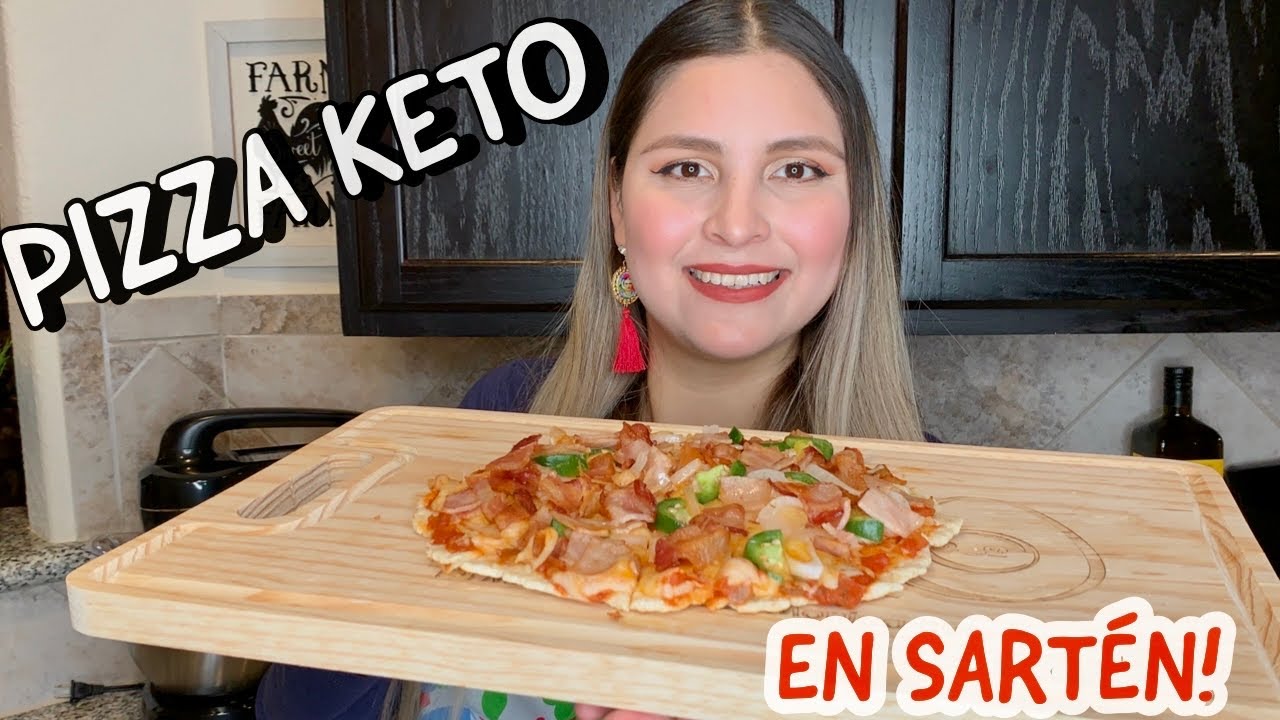 PIZZA KETO EN SARTEN | DIETA KETO | PIZZA KETO