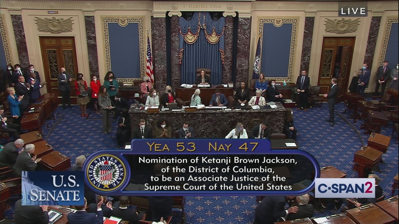U.S. Senate CONFIRMS Judge Ketanji Brown Jackson to the U.S. Supreme Court