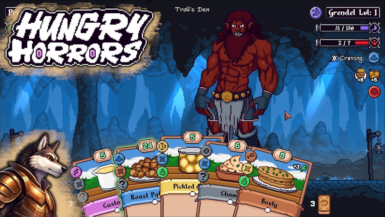 Deckbuilder Best Served Warm | Hungry Horrors Demo