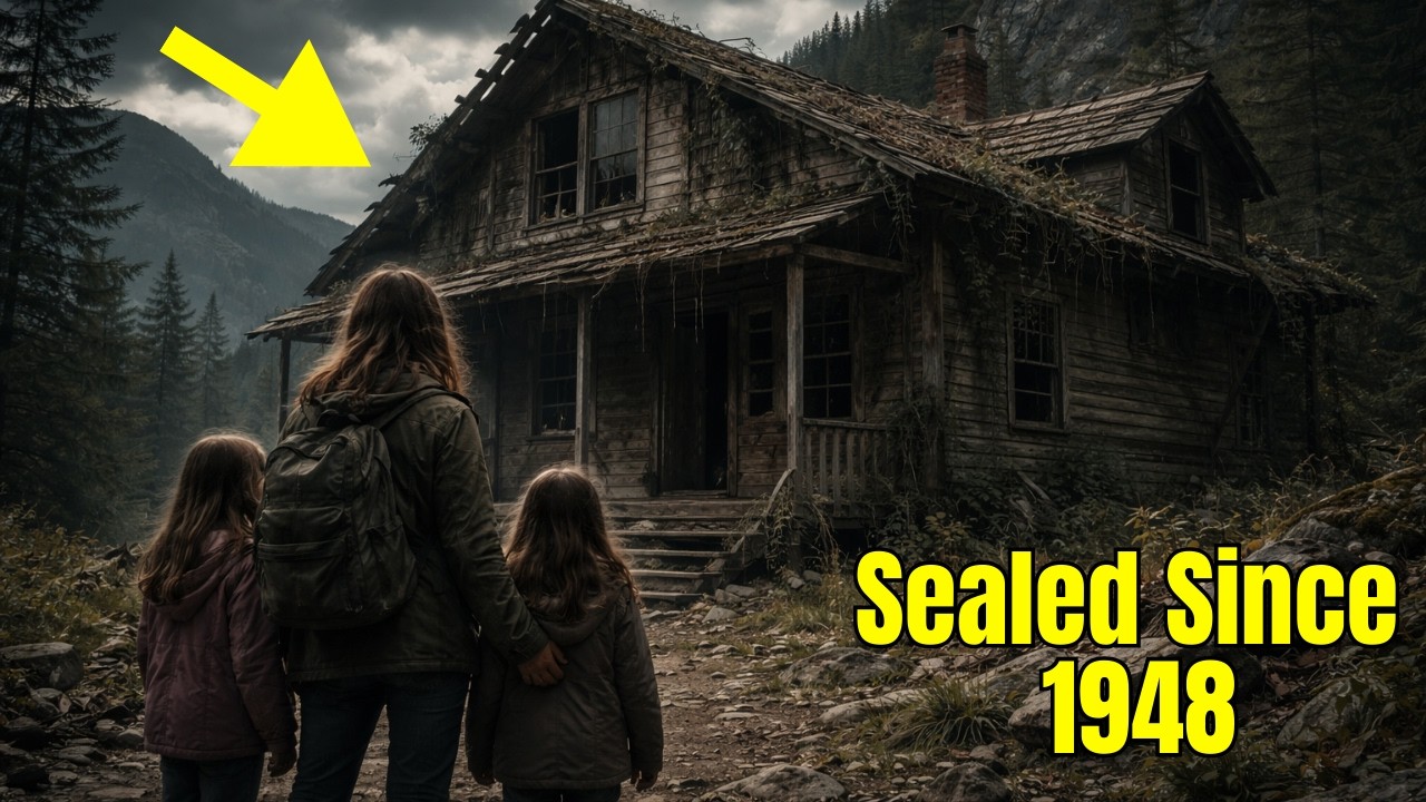 Homeless Mom Inherited Grandfather’s Mountain Cabin Sealed Since 1948 — When She Opened It