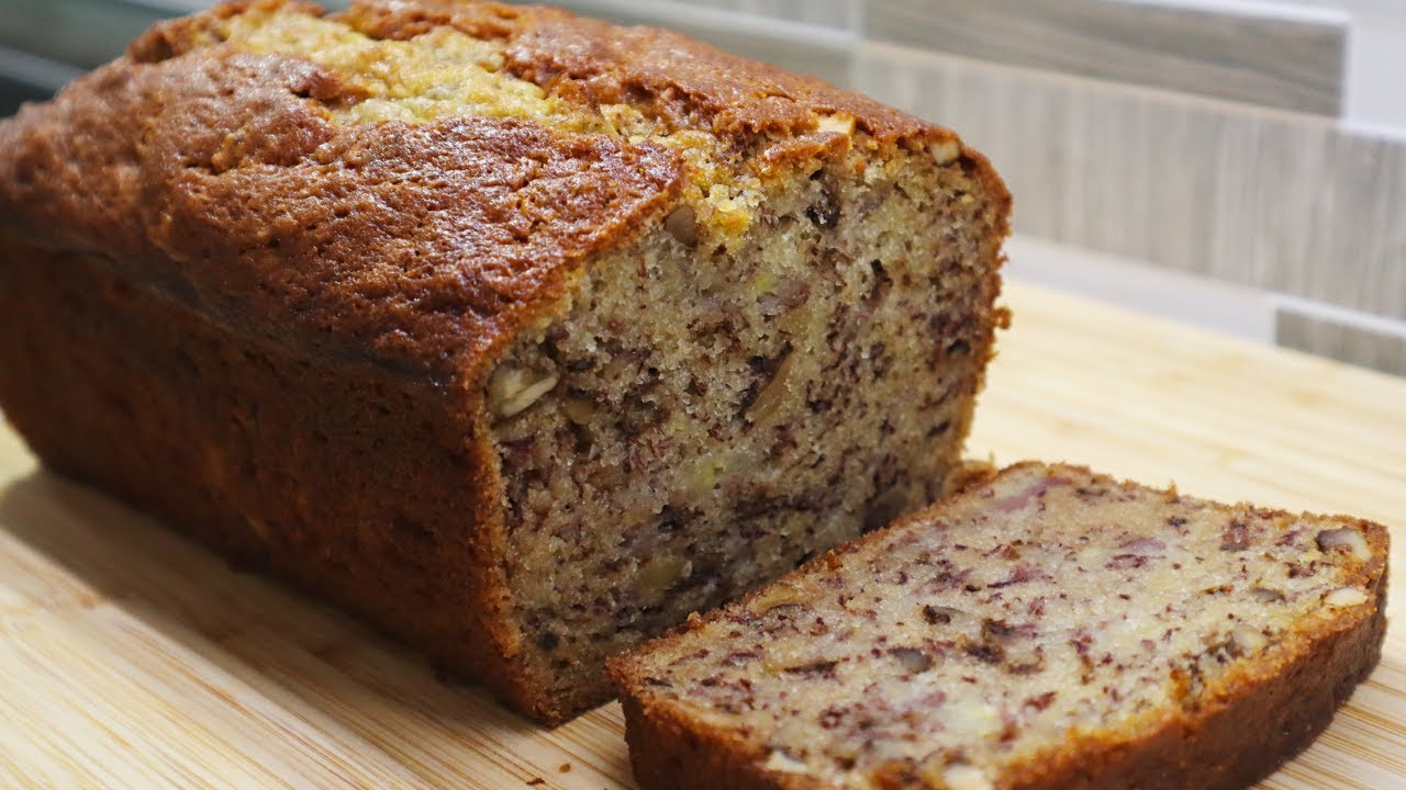 Saftigt Bananbröd med Valnötter och Piimä Filmjölk Recept | Baka | Auryn Kitchen