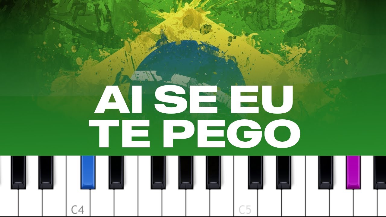 Michel Teló - Ai Se Eu Te Pego (piano tutorial)