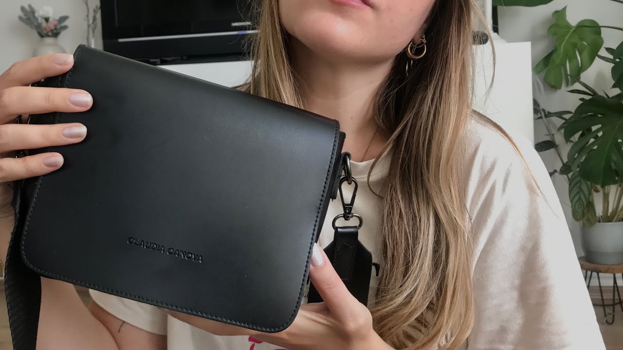 ASMR ✨ - what’s in my purse ? Small leather bag