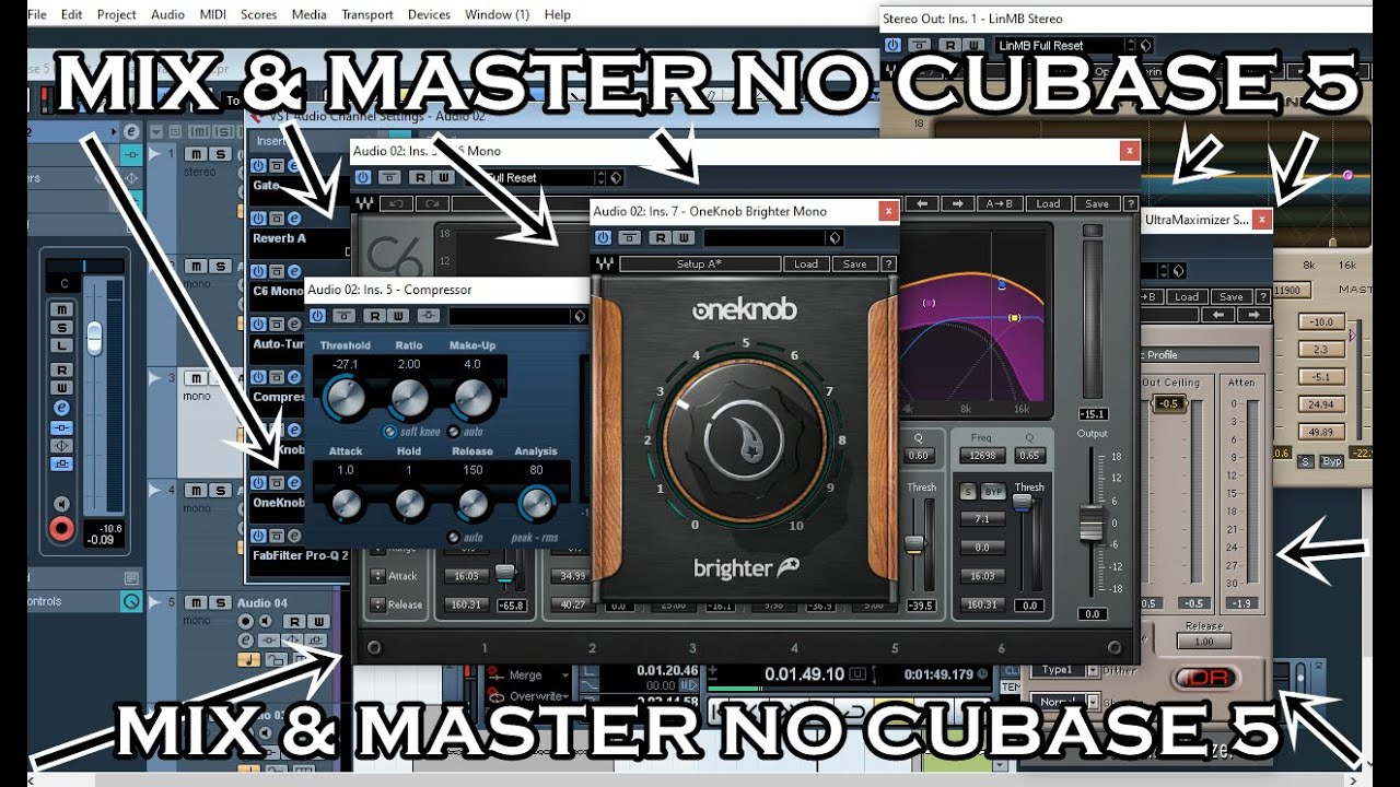 COMO MIXAR  &  MASTERIZAR  R&B ? NO CUBASE 5 🎵👌
