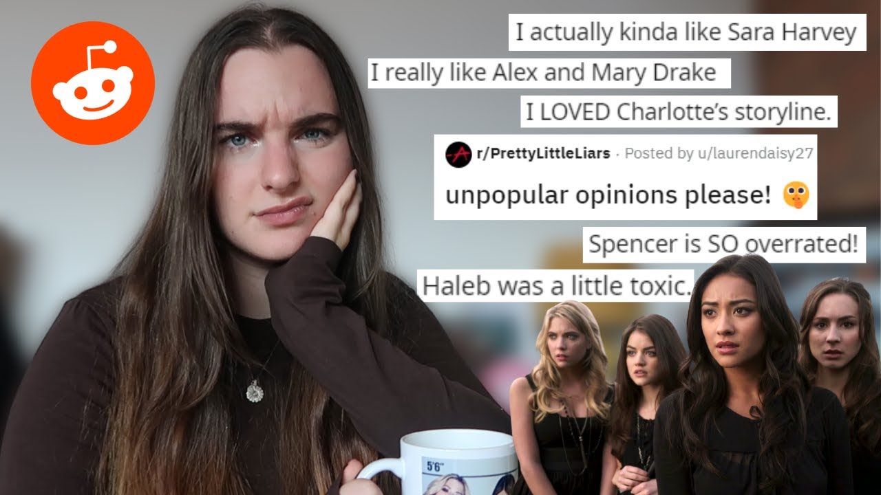 reacting to your unpopular pretty little liars opinions from reddit! 🧡
