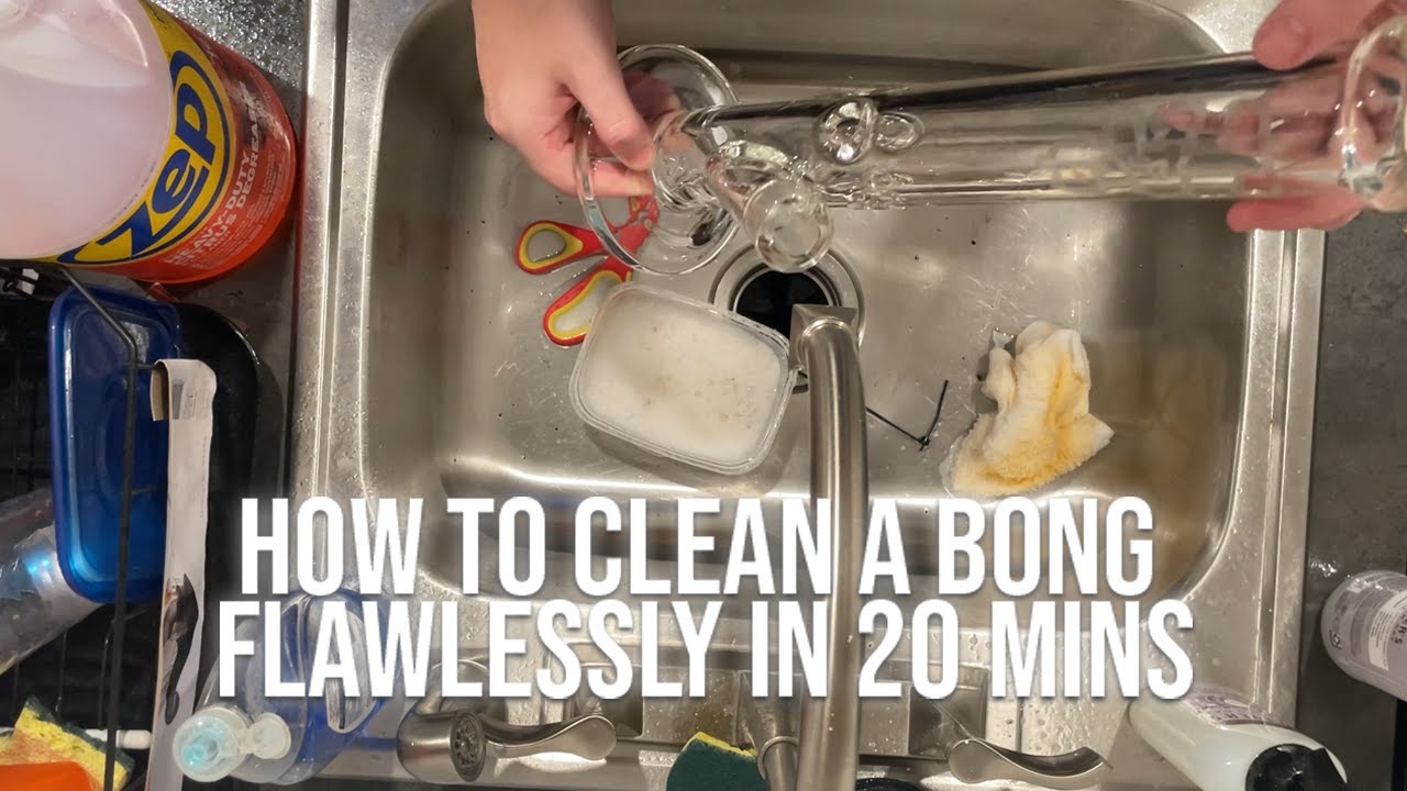 HOW TO CLEAN YOUR BONG FAST (BEST & EASIEST WAY)