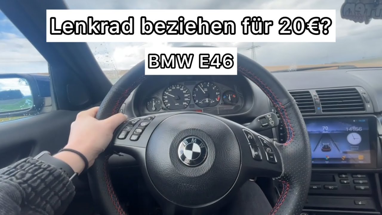 Lenkrad beziehen| Bruchpilotin schraubt Part 2✌🏻| BMW E46 | DIY🤓| Bruchpilotin_