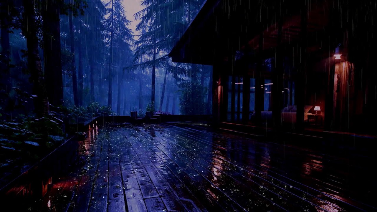 Cozy Night Rain in the Deep Forest 🌲 | Peaceful Sounds to Help You Sleep - Rainforest ASMR