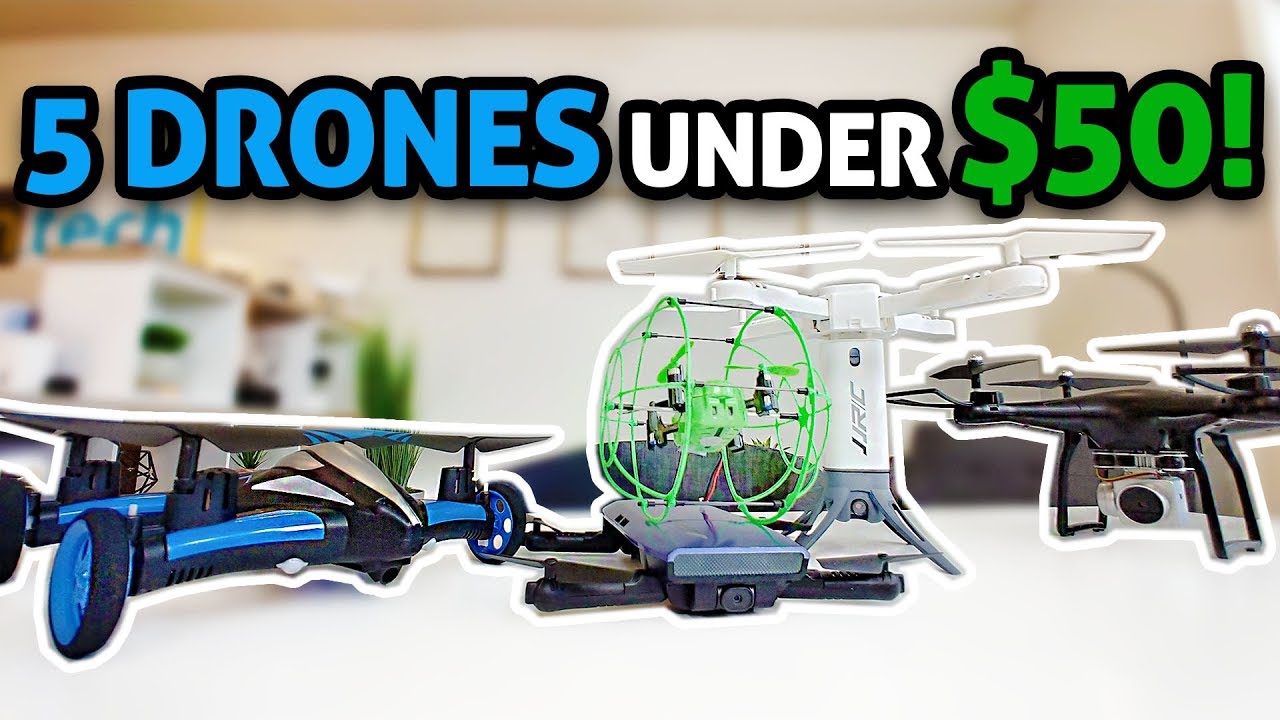 5 UNIQUE Toy DRONES Under $50!!