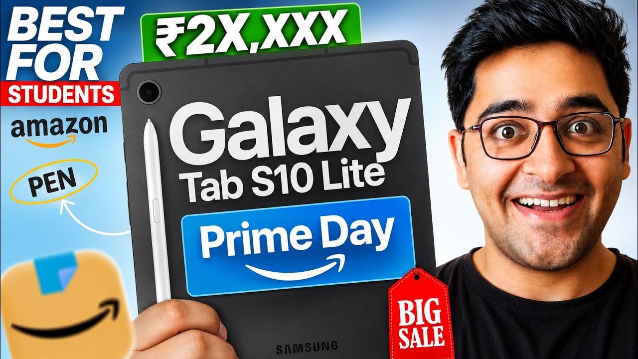 Цена Samsung Galaxy Tab S10 Lite на распродаже Amazon Prime Day 2026 &mdash; лучший планшет для студента 🤯