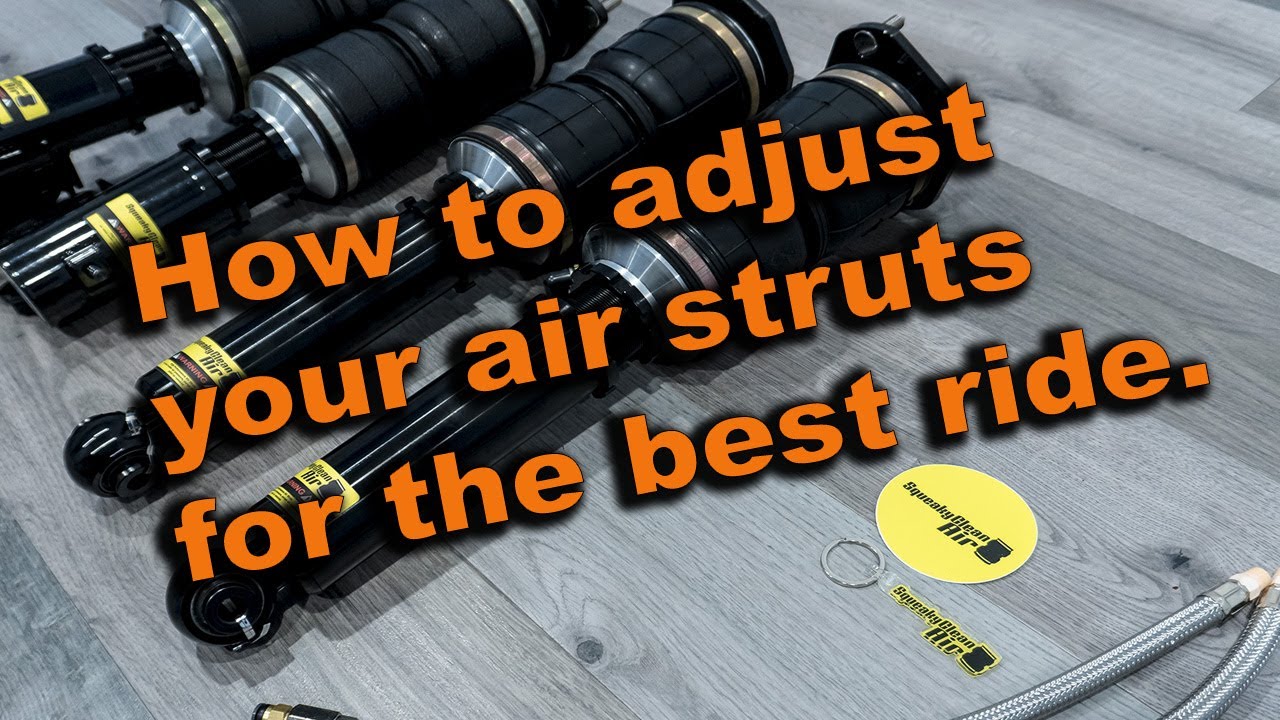 How to adjust your air struts for the best ride!