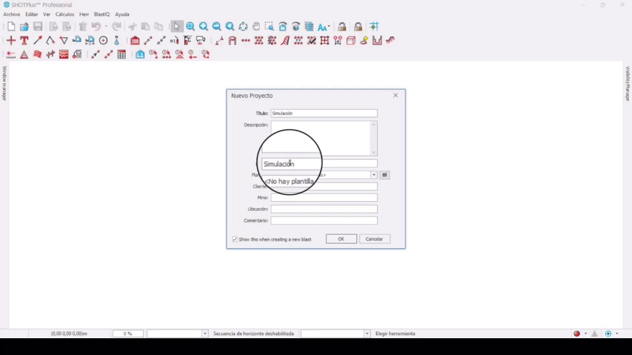 Tutorial Shotplus software minero UDA