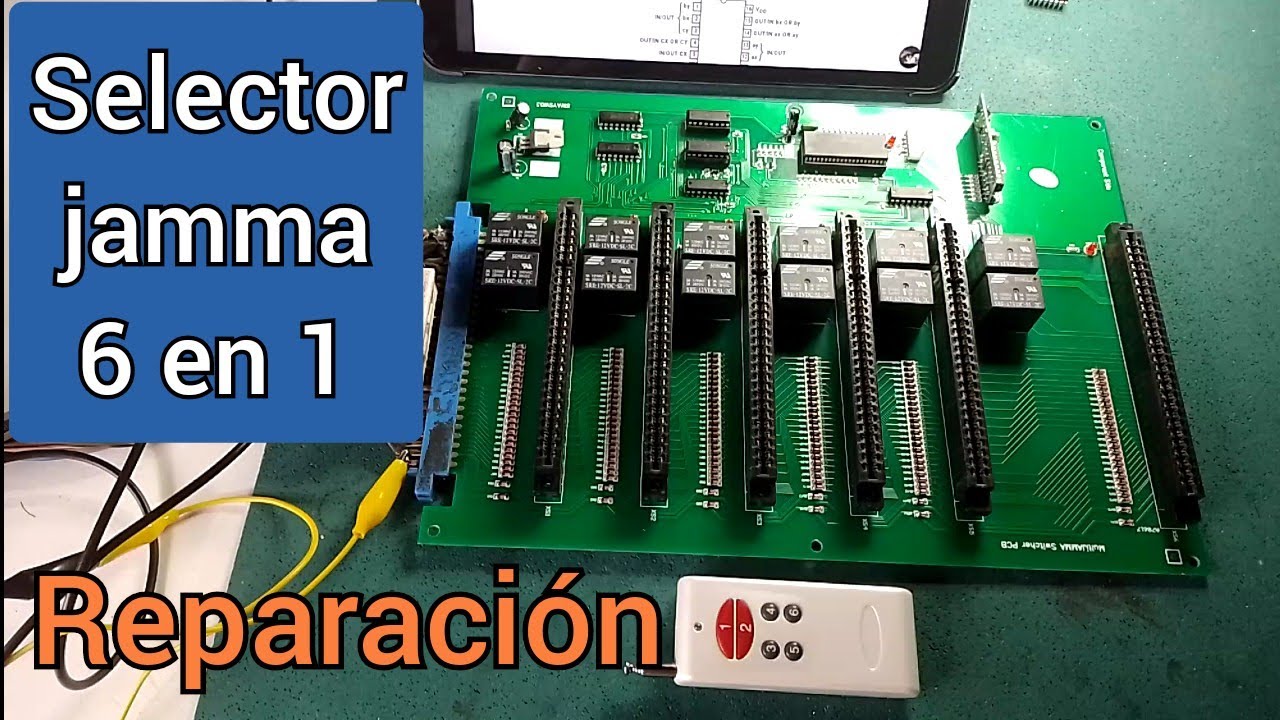 6 en 1 Jamma Switcher reparacion!