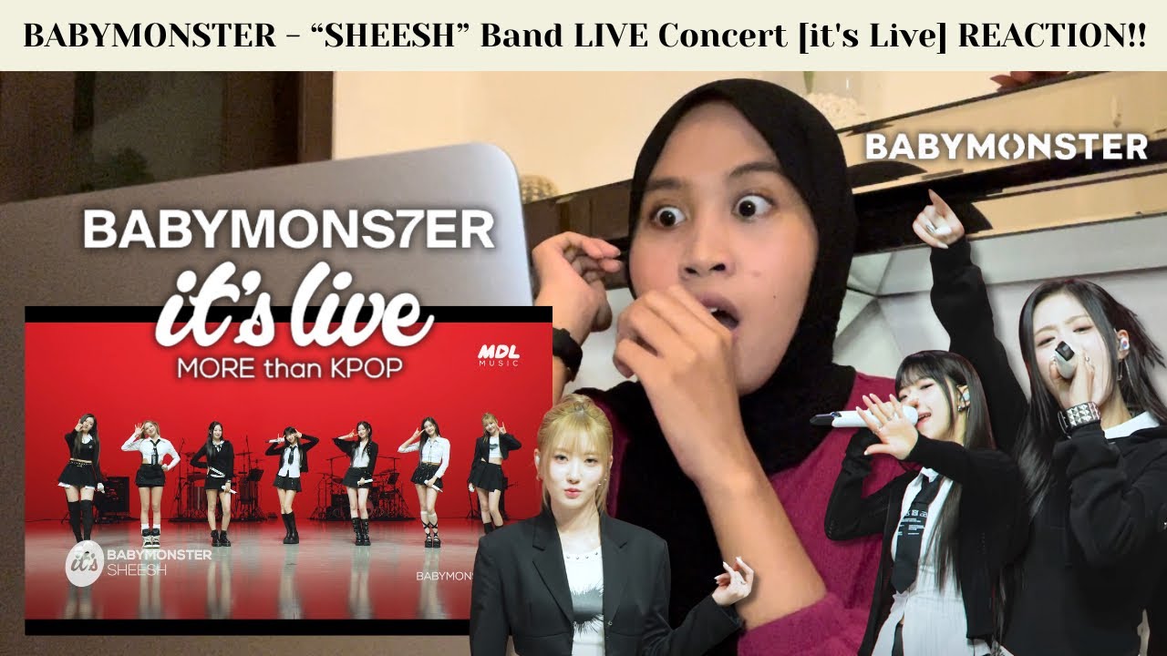 BABYMONSTER - “SHEESH” Band LIVE Concert [it's Live] REACTION!! (BENERAN KONSER INI MAH PECAH!🔥)