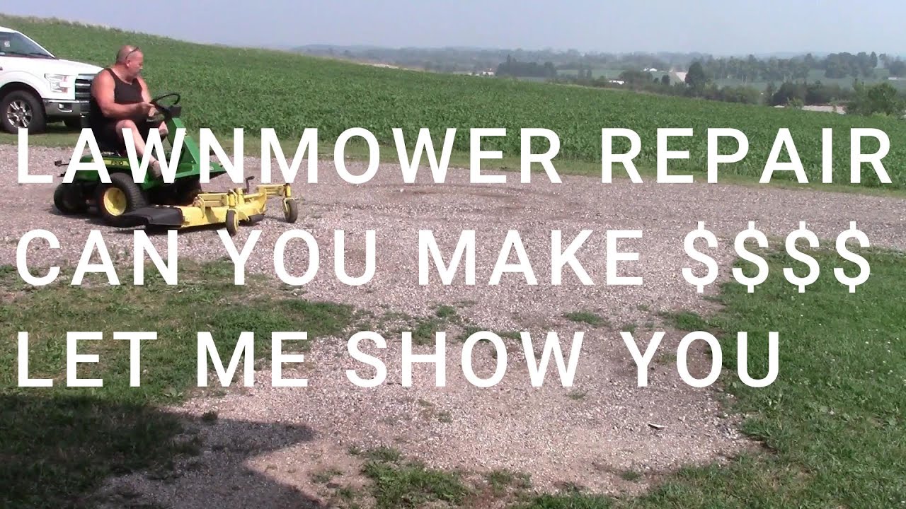Fixing and flipping lawnmowers Can we make Money? cost breakdown