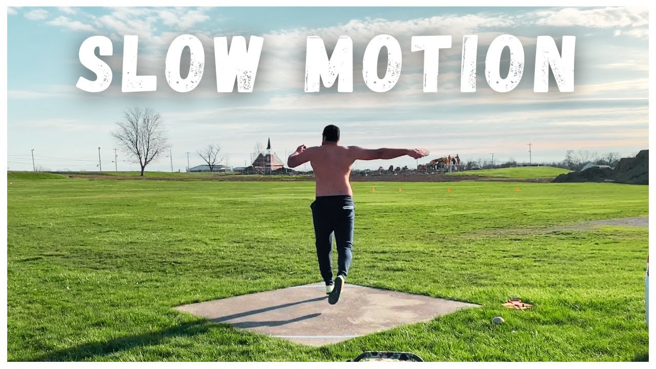 High-Quality Slow Motion Discus Video