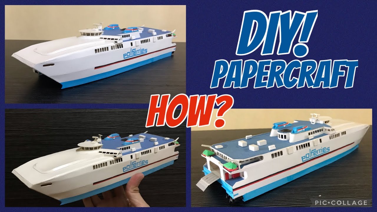 DIY Papercraft Tutorial - Polferries Boomerang