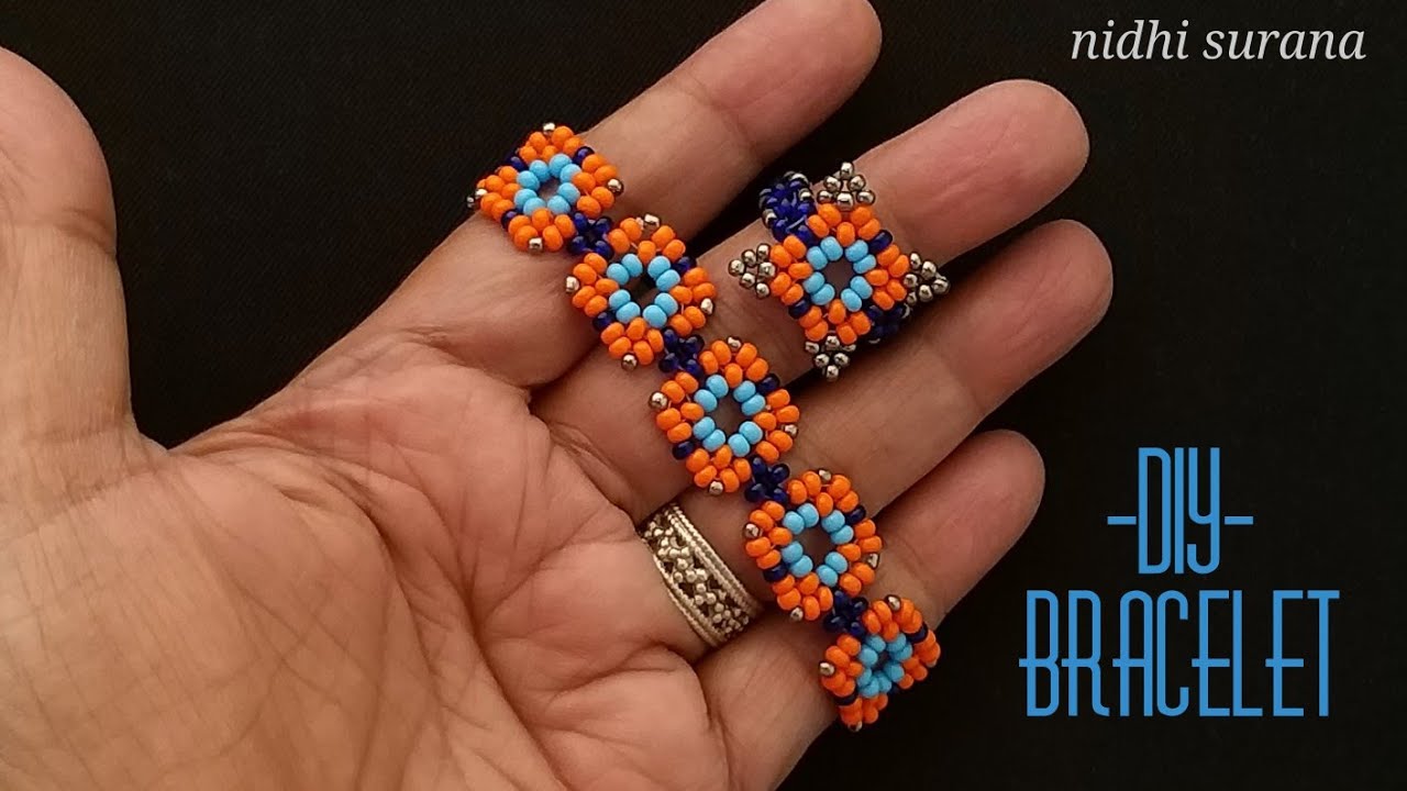 ⚜️ Moroccan Tiles, Seed bead Bracelet / Choker|| Pulsera Tutorial Diy (0399)