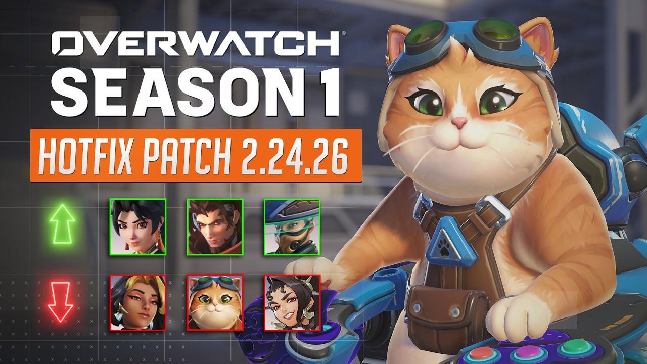 They nerfed Jetpack Cat's DPS significantly! | Overwatch Hotfix Patch 2.24.26