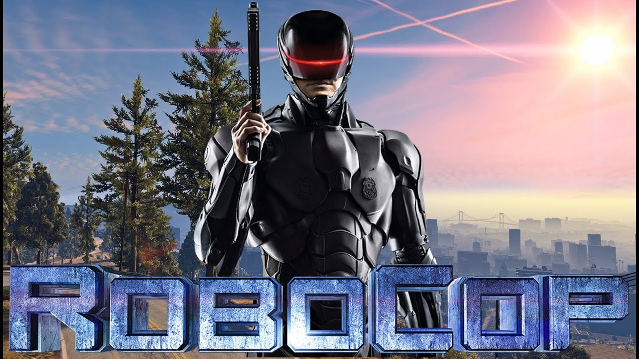GTA 5 Robocop: Патруль в Лос-Сантосе.Перестрелка в городе- GTA 5 Моды