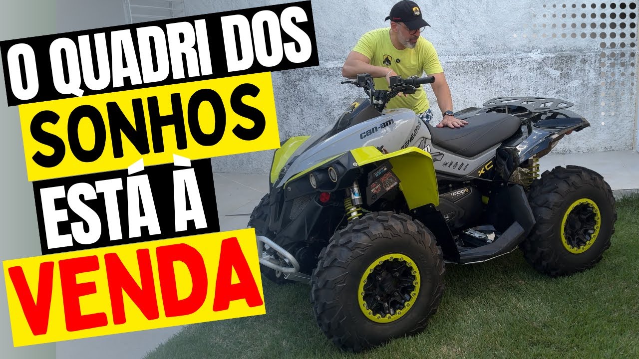 VENDE-SE o Quadriciclo mais desejado do mundo - RENEGADE 1000