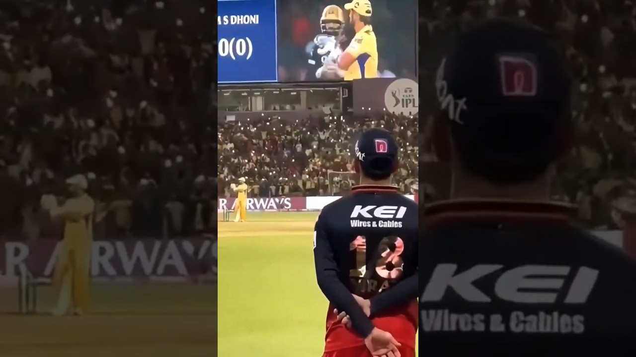 MS Dhoni 0(0), но Чиннасвами сходит с ума от Талы! 🔥