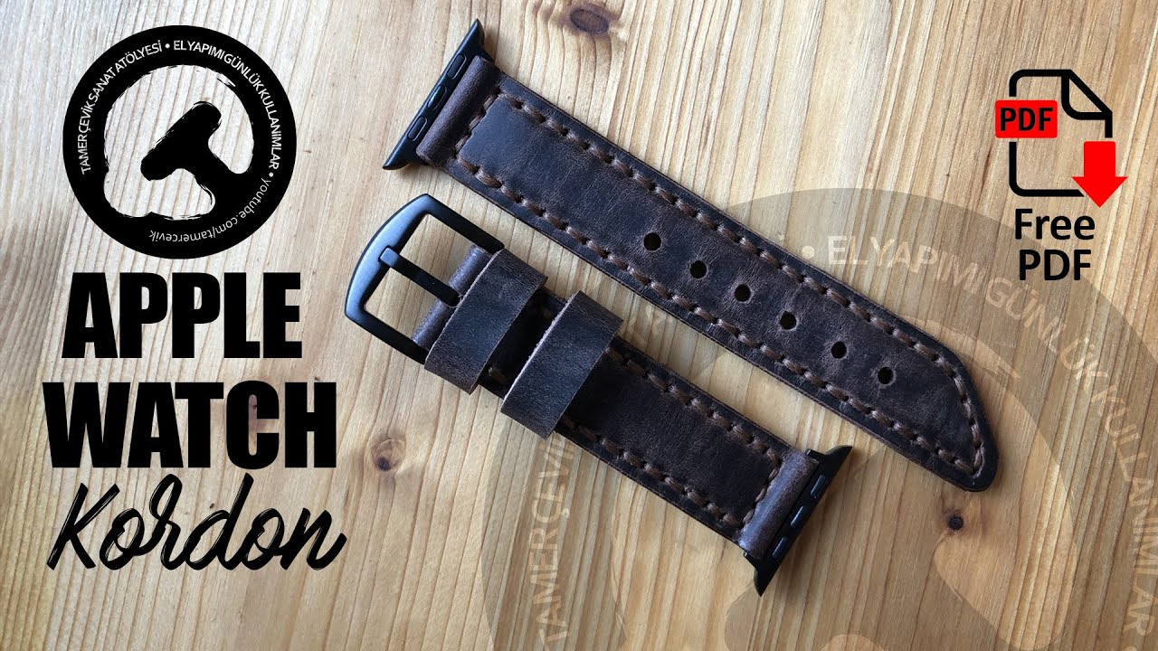 APPLE WATCH IWATCH KORDON BEDAVA KALIP PDF / FREE PATTERN