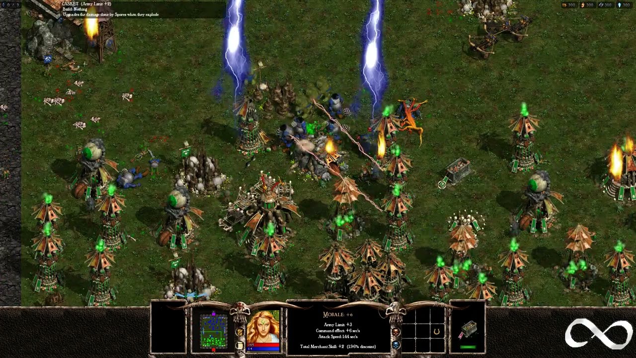 Warlords Battlecry III, AI Battle, Orc vs Plaguelord