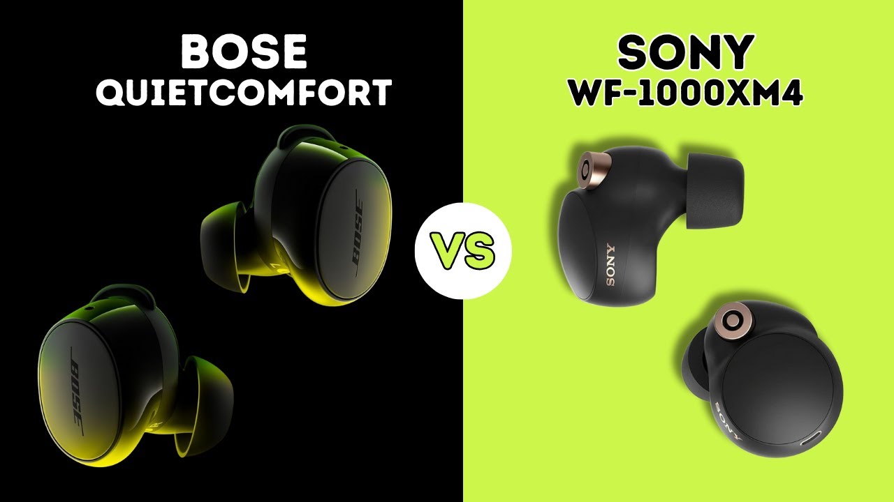 ✅Sony WF-1000XM4 vs. Bose QuietComfort Earbuds: ¿Cuál es el Mejor Auricular Inalámbrico?✅