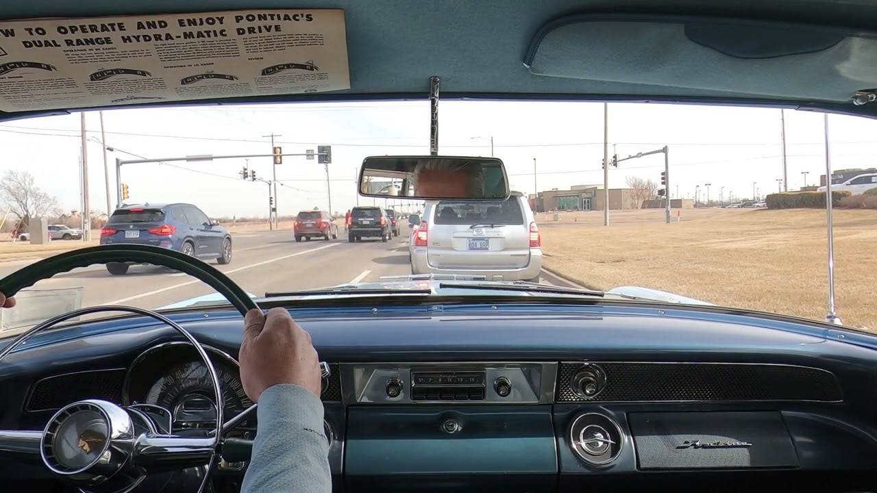 1955 Pontiac Chieftain Catalina Driving Video