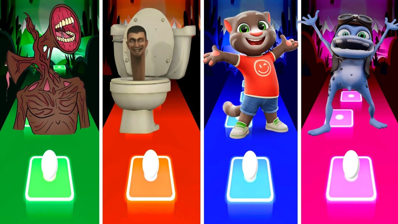 Siren Head 🆚 Shakibidi Toilet 🆚 Talking Tom & Friends 🆚 Crazy Frog.💥Who is The Best Coffin Dance? 🤔
