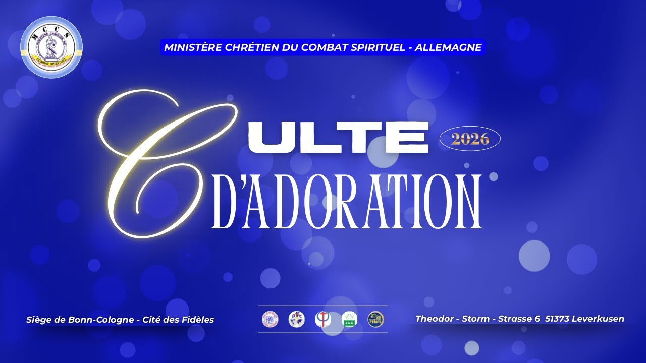 CULTE D´ADORATION - 01/02/26