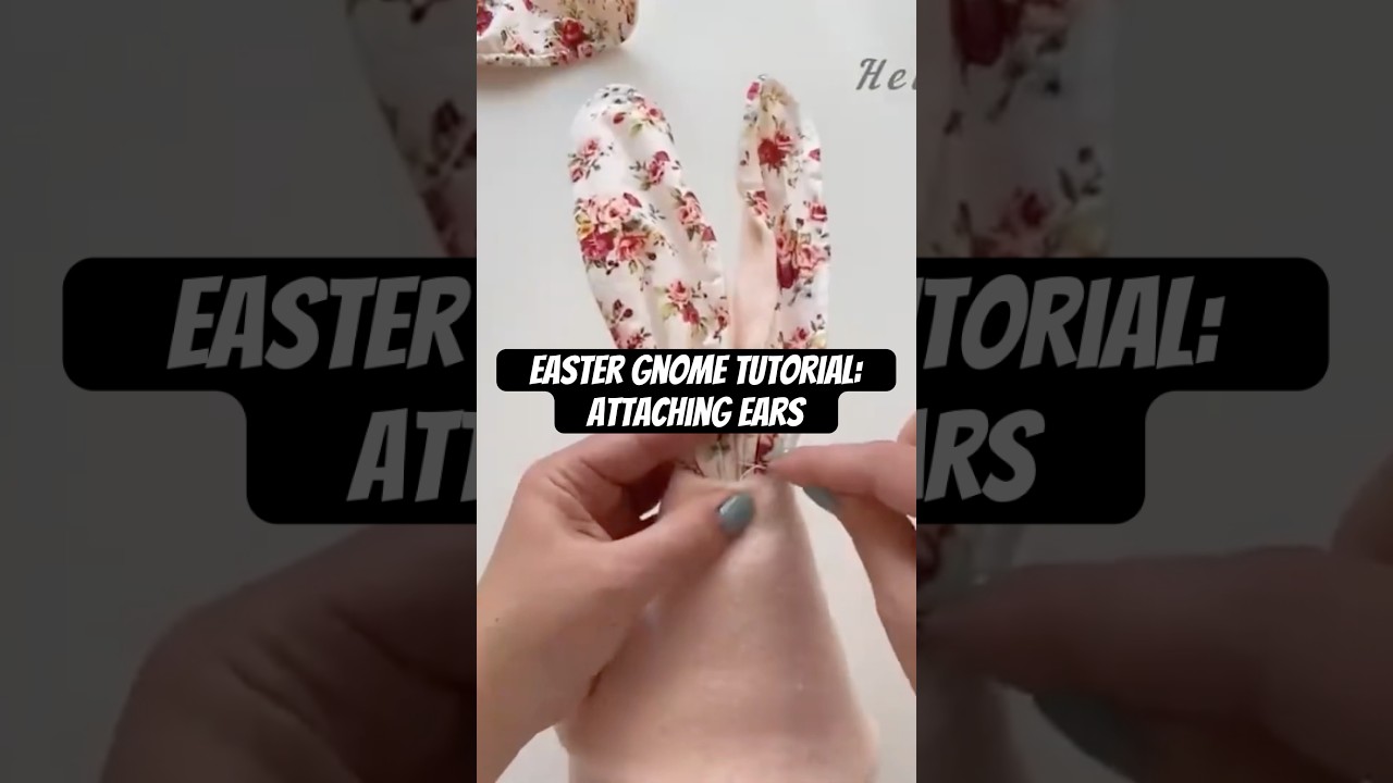 The full Easter Gnome Tutorial is on my channel above⬆️ 
