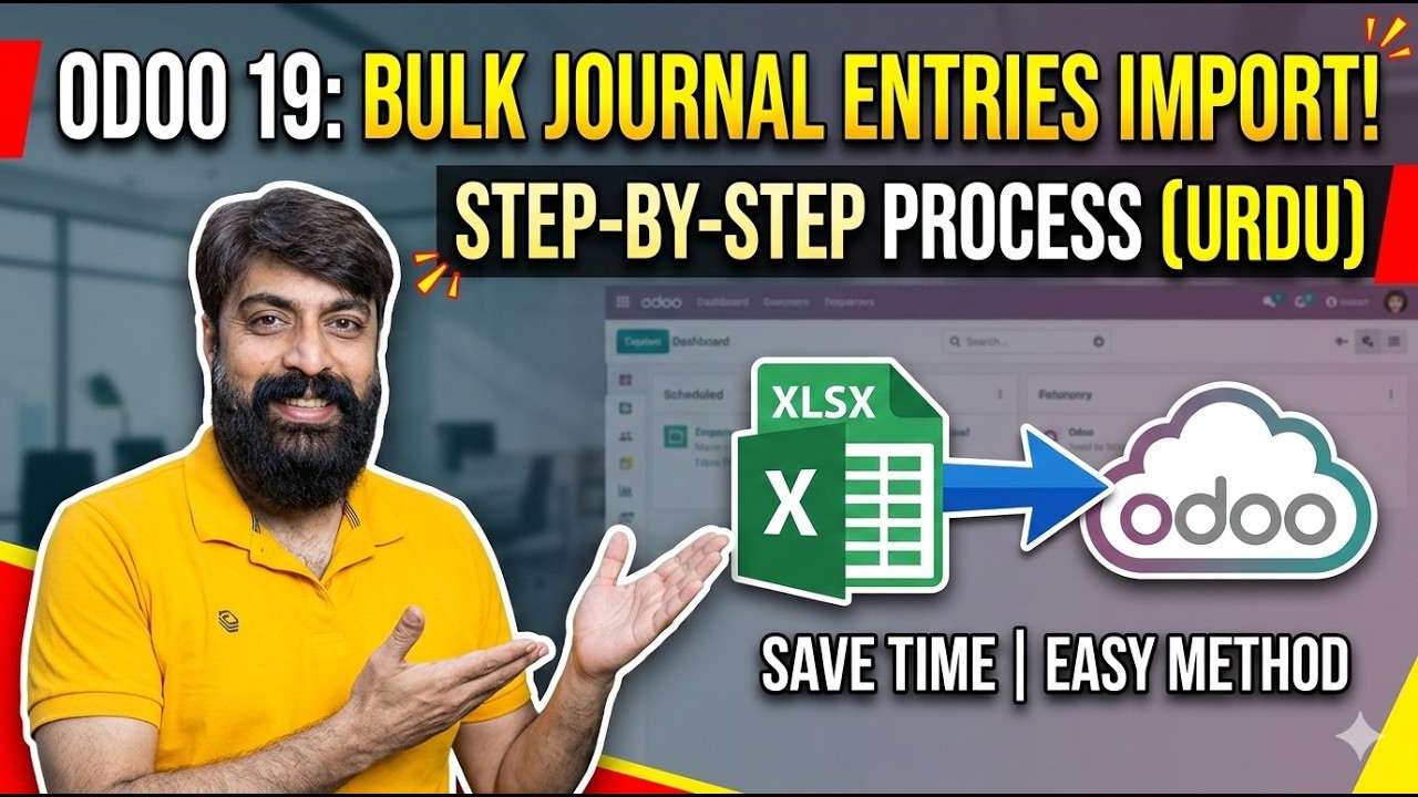 Stop Manual Journal Entry Forever! | Odoo 19 Bulk Import Secrets Revealed
